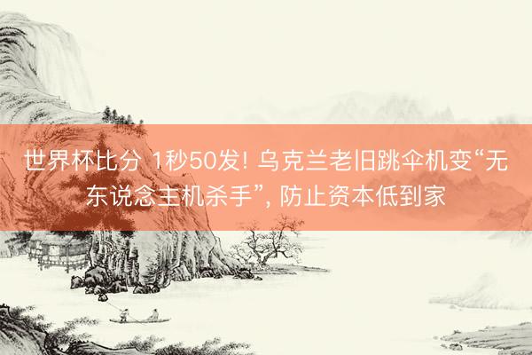 世界杯比分 1秒50发! 乌克兰老旧跳伞机变“无东说念主机杀手”， 防止资本低到家